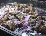 A picture of step 4 of Wet fry liver recipe.