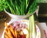 รูปขั้นตอนการทำที่ 2 ของ ขนมจีน น้ำยาลาว ขาไก่