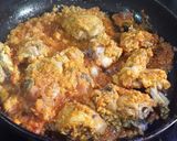 A picture of step 2 of Lavand-e-Murgh.