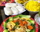 Hình bước làm 7 của món Rau Củ Xào Xốt Dầu Hào Và Đậu Hũ Chay