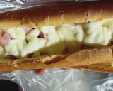 Hình bước làm 4 của món Pizza bánh mì