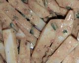 A picture of step 3 of French Fries Style Pakora.