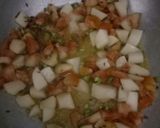 A picture of step 2 of Samak khichdi.