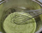 A picture of step 1 of Matcha Pudding.