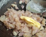 A picture of step 1 of Chicken patties.