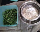 A picture of step 1 of Fenugreek Banana Pancakes.