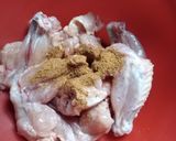 A picture of step 1 of SPICY HOT AND SOUR WINGS 😋.