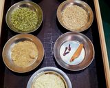 A picture of step 1 of Mini Bhakharwadi (Maharashtrian snacks).