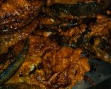A picture of step 5 of Baingan Bhaja (Bengali Eggplant Fritters).
