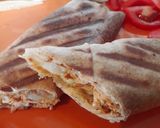 A picture of step 4 of Chicken Shawarma on a Skewer.