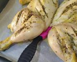 A picture of step 11 of Flat brined roast chicken with lemon and herbs.