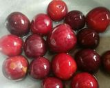 A picture of step 1 of Plum chutney🌹💝.