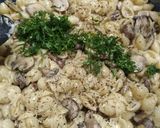 Foto del paso 6 de la receta: Pasta de caracol con champiñones, crema y chipotle