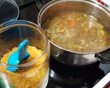 Foto del paso 5 de la receta: Guiso de pavo y sopa de verduras, todo al mismo tiempo