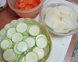 Foto del paso 5 de la receta: Solomillo adobado en mojo a la plancha con chips de verduras