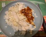 Mustáros- tejfölös -hagymás Csirkemell csíkok 🧄🧅🧀🍗😋 recept fázis 4 fotója