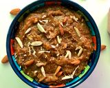 A picture of step 3 of Anjeer (figs) halwa.
