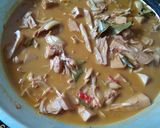 Foto langkah ke 8 dari resep Gudeg Nangka+pindang telur.