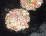 A picture of step 2 of Chapli Kabab.