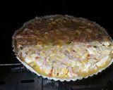 Foto del paso 7 de la receta: Tarta de pollo con jamón y queso