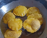 A picture of step 4 of Cornmeal Papadi.