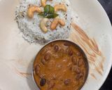 A picture of step 2 of Rajma chawal.