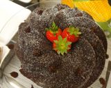 A picture of step 5 of Simple tea time Chocolate cake.