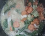Foto langkah ke 4 dari resep Sayur Lodeh Telur Puyuh (MPASI).