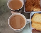 A picture of step 4 of Masala tea.