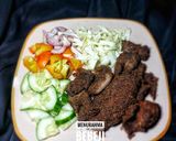 A picture of step 5 of Tsire😋.