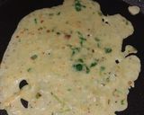 A picture of step 4 of Cheesy Egg Crepe.