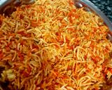 A picture of step 6 of Masala rice.