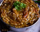 A picture of step 4 of Baingan-tamatar Bharta.