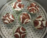 Foto langkah ke 3 dari resep Bolu kukus zebra.