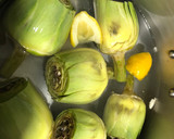 Foto del paso 3 de la receta: Alcachofas en ajopollo