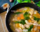 Foto langkah ke 3 dari resep Sup Ayam Makaroni.