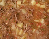 Foto del paso 3 de la receta: Carne con chile y papas de mi abuelita (fácil y delicioso)