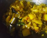 A picture of step 3 of Lauki ki Sabji.