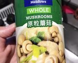 A picture of step 1 of Spaghetti in Mushroom Sauce.
