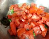A picture of step 3 of Aloo Tamatar Falahari Gujarati Sabzi.