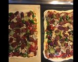 Une image de l'étape 3 de Pizzas complètes maison (tomate poivrons oignons chorizo champignons et deux jambons).