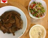 A picture of step 2 of Homemade Beef Shawarma.