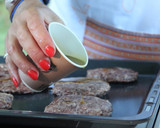 Foto do passo 1 de Hambúrguer biológico com cogumelos shitake e queijo de cabra e ovelha