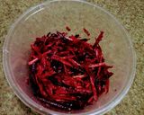 A picture of step 3 of BeetCarrot Salad.