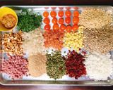 Hình bước làm 1 của món Bánh Trung Thu Thập Cẩm Jam Bon Trứng Muối