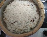 A picture of step 8 of Awadhi Mutton Dum Biryani.