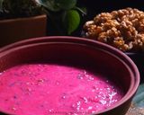 A picture of step 3 of Beetroot and Walnut Paniyarams.