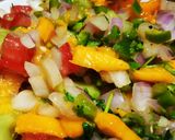A picture of step 5 of Mango salsa.