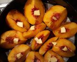 A picture of step 3 of Peach and Rosemary Tatin.