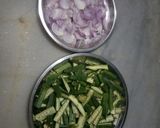 A picture of step 1 of Onion lady finger.